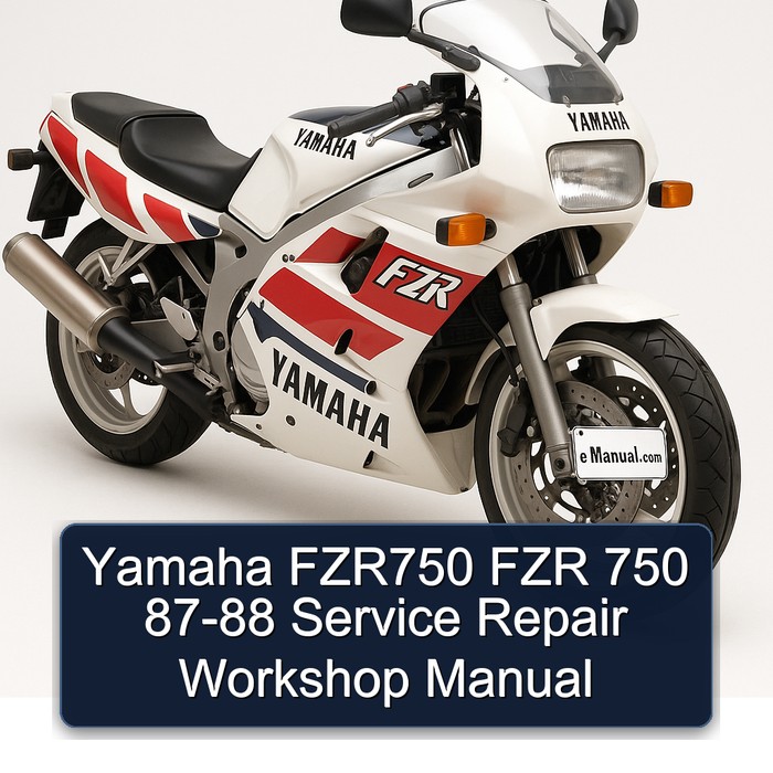 1987-1988 Yamaha FZR Models FZR750 750 Service Repair Workshop Manual PDF