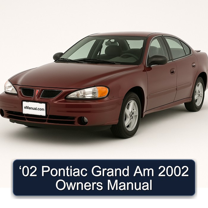 2002 Pontiac Grand Am ‘02 Owners Owner's Manual PDF
