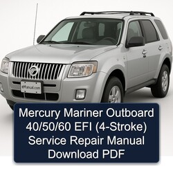 Mercury Mariner Outboard 40/50/60 EFI (4-STROKE) Service Repair Workshop Manual PDF