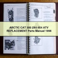 1998 Arctic CAT 300 2x4 4x4 ATV Replacement Parts Catalog PDF