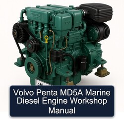 Volvo Penta MD5A Marine Diesel Engine Service Repair Workshop Manual PDF