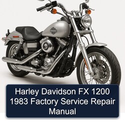1983 Harley Davidson FX 1200 Service Repair Workshop Manual PDF