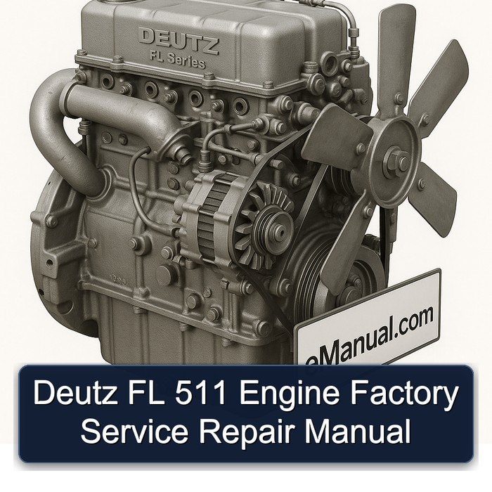 Deutz FL Series 511 Engine Service Repair Workshop Manual PDF