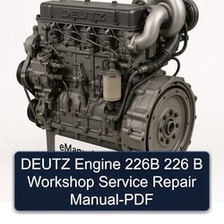 Deutz 226 B Engine 226B Service Repair Workshop Manual PDF