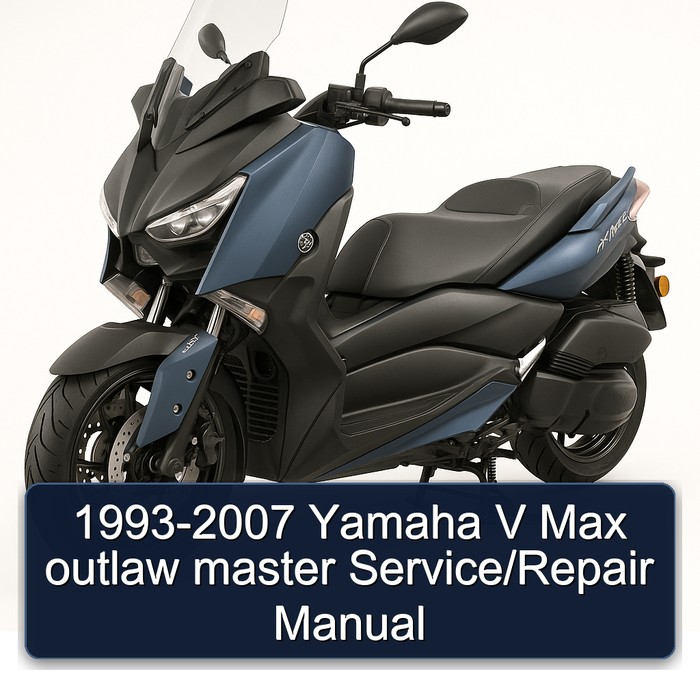 1993-2007 NSU Max Yamaha V Outlaw Master Service Repair Workshop Manual PDF