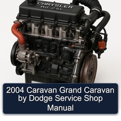 2004 Chrysler RG 2.5l Caravan Grand Dodge Shop Service Repair Workshop Manual PDF