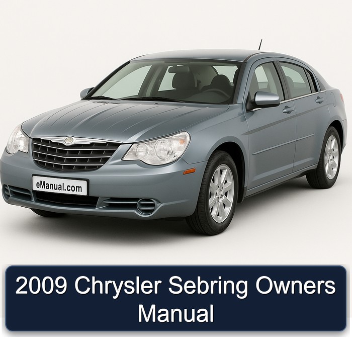 2009 Chrysler Sebring Owners Owner's Manual PDF