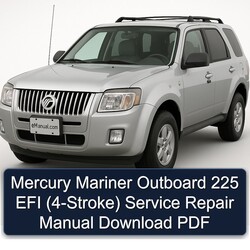 Mercury Mariner Outboard 225 EFI (4-STROKE) Service Repair Workshop Manual PDF