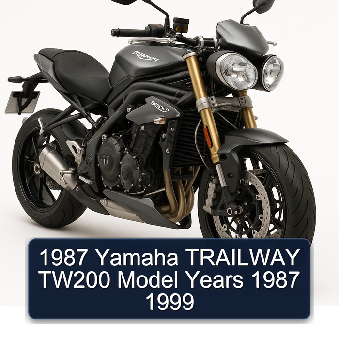 1987 Yamaha Trailway Tw200 Model Years 1987 1999