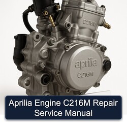 Aprilia Engine C216M Service Repair Workshop Manual PDF