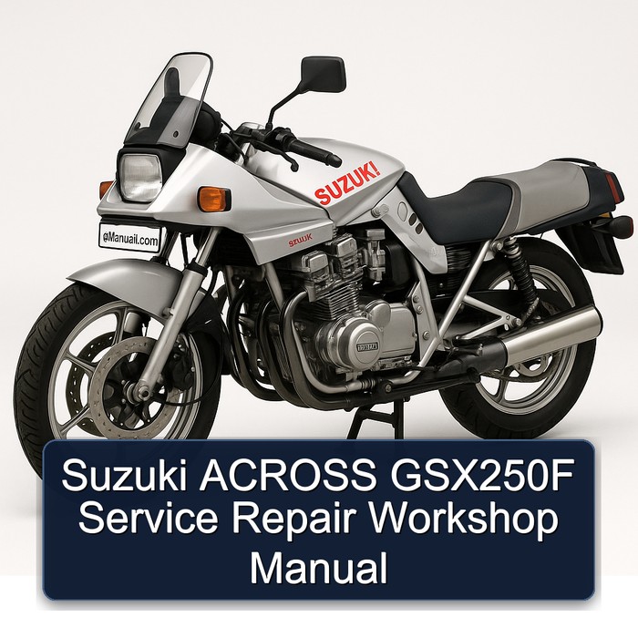 Suzuki Katana Models Across GSX250F Service Repair Workshop Manual PDF
