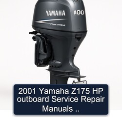 2001 Yamaha Z175 HP Outboard Manuals Service Repair Workshop Manual PDF