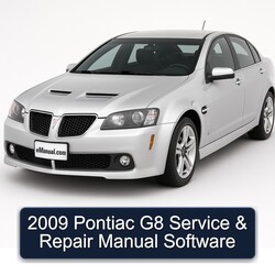 2009 Pontiac G8 Software Service Repair Workshop Manual PDF