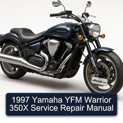 1997 Yamaha YFM Warrior 350X Service Repair Workshop Manual PDF