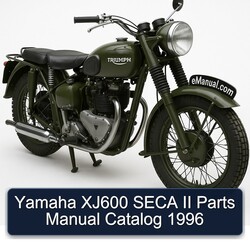 1996 Triumph TRW Yamaha XJ600 Seca II Parts Catalog PDF