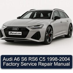 1998-2004 Audi RS6 A6 S6 C5 Service Repair Workshop Manual PDF
