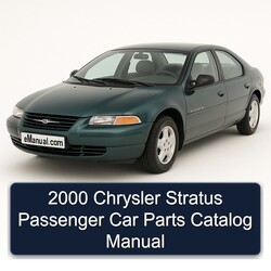 2000 Chrysler Stratus Passenger Car Parts Catalog PDF