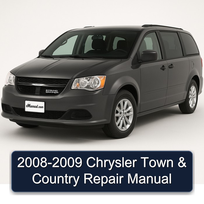 2008-2009 Chrysler Grand Caravan Town Country Service Repair Workshop Manual PDF