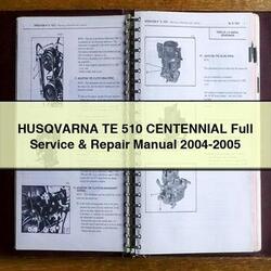 2004-2005 Husqvarna TE 510 Centennial Service Repair Workshop Manual PDF