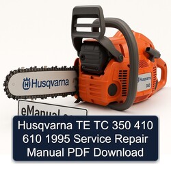 1995 Husqvarna TC Models TE 350 410 610 Service Repair Workshop Manual PDF