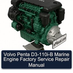 Volvo Penta D3-110i-b Marine Engine Service Repair Workshop Manual PDF