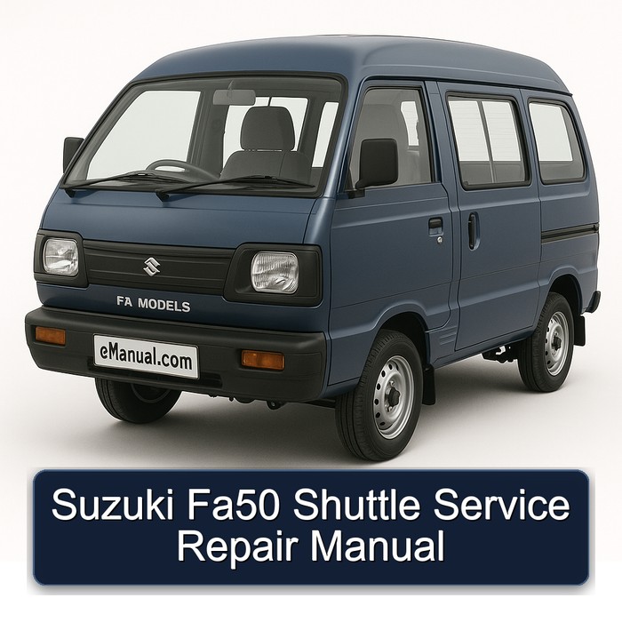 Suzuki FA Models FA50 Shuttle Service Repair Workshop Manual PDF