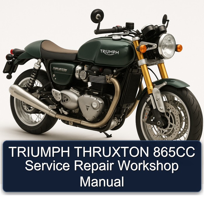 Triumph Thruxton 865CC Service Repair Workshop Manual PDF