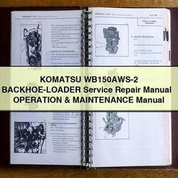 Komatsu Wb150aws-2 Backhoe-loader Operation Service Repair Workshop Manual PDF