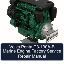 Volvo Penta D3-130a-b Marine Engine Service Repair Workshop Manual PDF