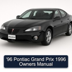 1996 Pontiac Grand Prix ‘96 Owners Owner's Manual PDF