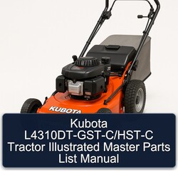 Kubota L4310dt-gst-c/hst-c Tractor Illustrated Master List Parts Catalog PDF