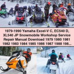 1979-1990 Yamaha Excel-v C Ec540 D Xl540 Jp Snowmobile Service Repair Workshop Manual PDF