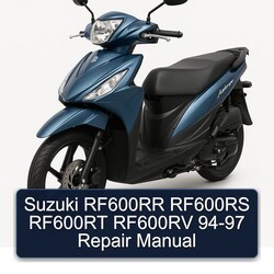1994-1997 Suzuki Address Models RF600RR RF600RS RF600RT RF600RV Service Repair Workshop Manual PDF