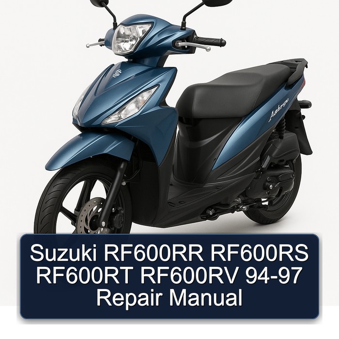 1994-1997 Suzuki Address Models RF600RR RF600RS RF600RT RF600RV Service Repair Workshop Manual PDF