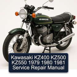 1979-1981 Kawasaki F Models KZ400 KZ500 KZ550 Service Repair Workshop Manual PDF
