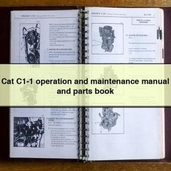 CAT C1-1 Operation maintenance book Parts Catalog PDF