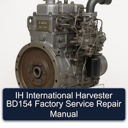 IH International Harvester BD154 Service Repair Workshop Manual PDF