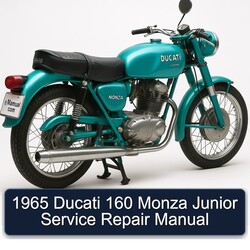 1965 Ducati Monza 160 Junior Service Repair Workshop Manual PDF