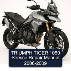 2006-2009 Triumph Tiger Models 1050 Service Repair Workshop Manual PDF