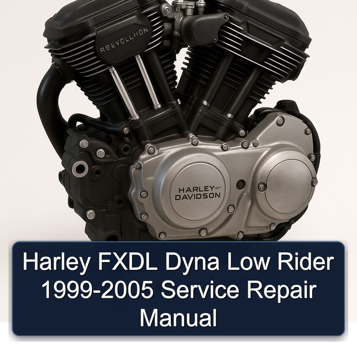 1999-2005 Harley Davidson Fxdl Dyna Low Rider Service Repair Workshop Manual PDF