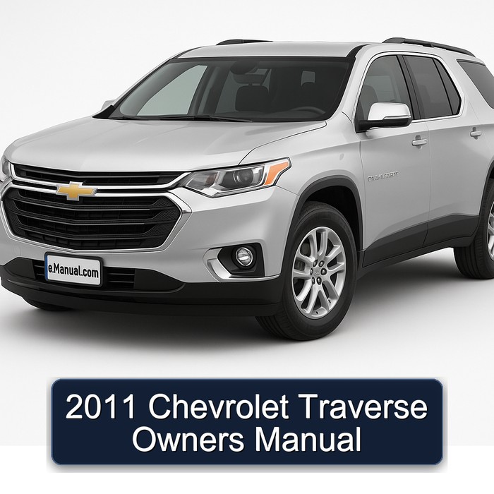 2011 Chevrolet Traverse Owners Owner's Manual PDF