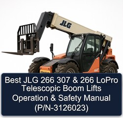 Best JLG 266 307 Lopro Telescopic Boom Lifts Operation Safety (p/n-3126023) Service Repair Workshop Manual PDF