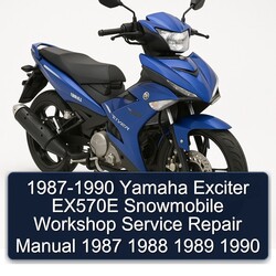 1987-1990 Yamaha Exciter EX570E Snowmobile Service Repair Workshop Manual PDF