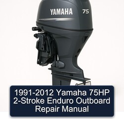 1991-2012 Yamaha 75HP 2-stroke Enduro Outboard Service Repair Workshop Manual PDF