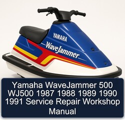 1987-1991 Yamaha Wavejammer 500 WJ500 Service Repair Workshop Manual PDF
