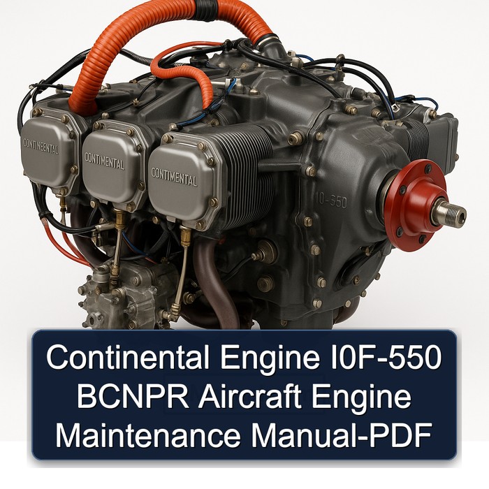 Continental IO 550 Series Engine I0F-550 Bcnpr Aircraft Service Repair Workshop Manual PDF
