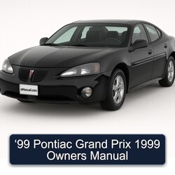 1999 Pontiac Grand Prix ‘99 Owners Owner's Manual PDF