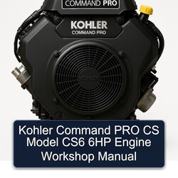 Kohler Command Pro Models CS Model CS6 6HP Engine Service Repair Workshop Manual PDF