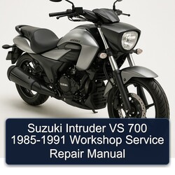 1985-1991 Suzuki Intruder VS 700 Service Repair Workshop Manual PDF