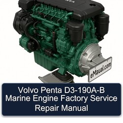 Volvo Penta D3-190a-b Marine Engine Service Repair Workshop Manual PDF